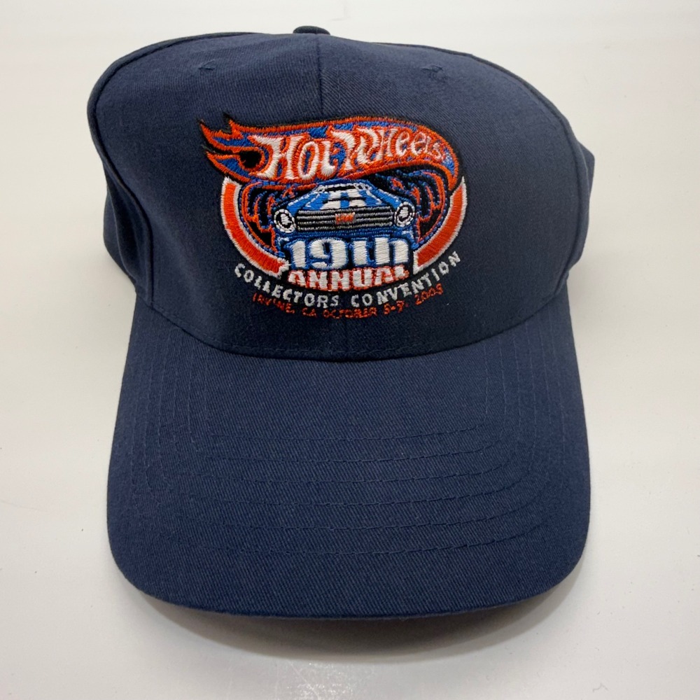 Hot Wheels 19th Annual Collectors Convention 2005 Hat Navy Blue OSFA Adjustable